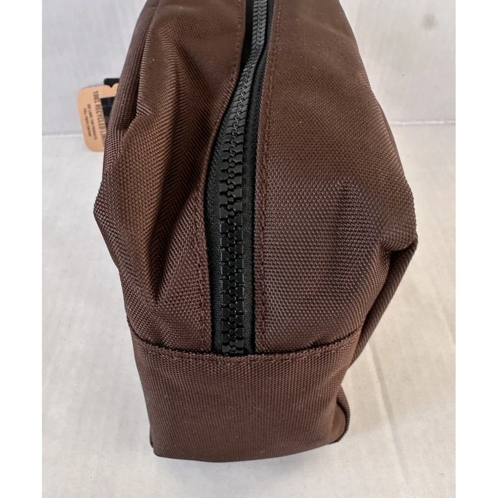 True Religion Men's Brown  Travel Toiletry‎ Bag Canvas Logo NWT
